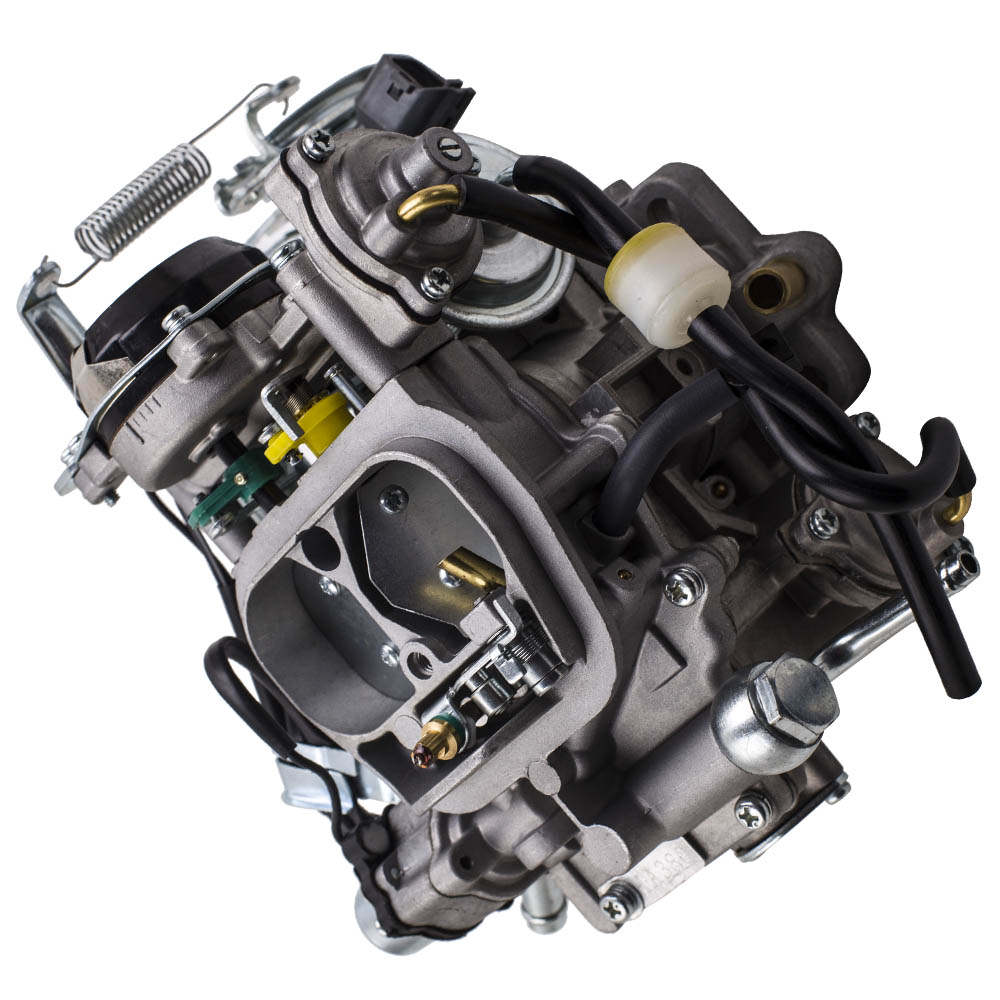 Carburador 22R compatible para Toyota Celica 4Runner Pickup Hilux compatible para Hiace 81-98 W / estrangulador eléctrico de alto rendimiento, apto para motores estilo carburador compatible para Toyota 22R